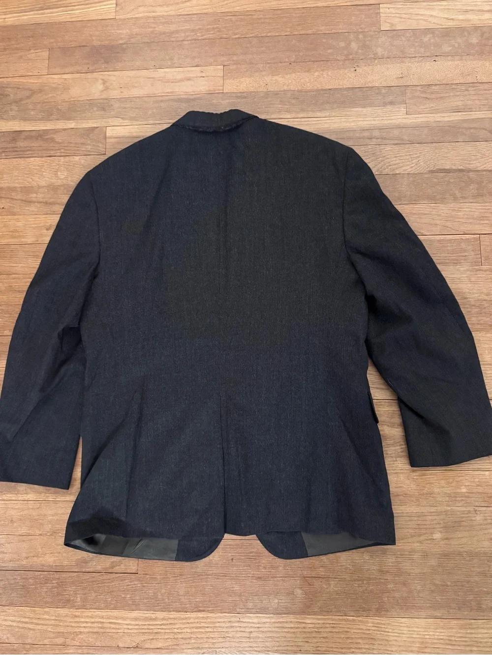 Planteen & Krogh Men's Charcoal Gray Wool Blazer - Size 38S  b16